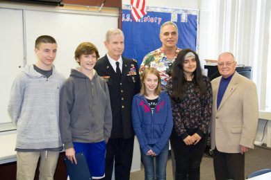 Fisher Middle School Veterans Essay Program in Support of Veterans Day