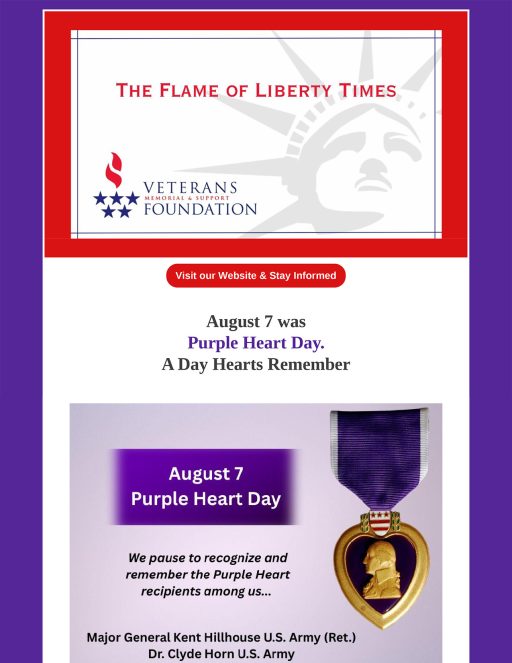The Purple Heart Newsletter Thumbnail