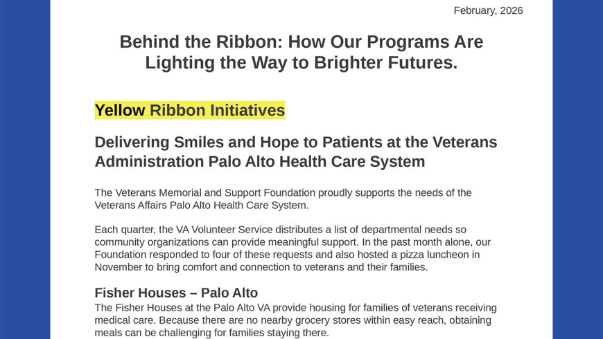 Behind the Ribbon: How Our Programs Are Lighting the Way to Brighter Futures.