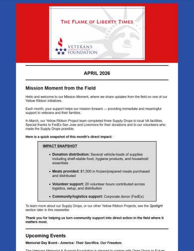 April 2026 Newsletter