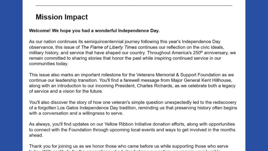 July 2026 Newsletter