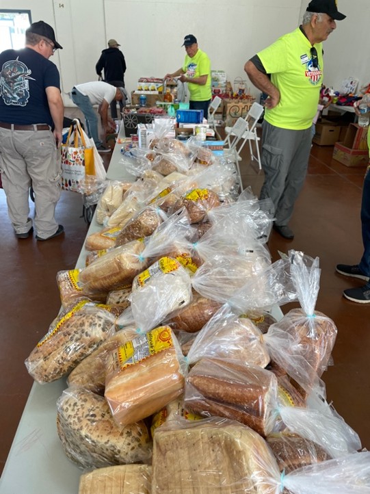 bread donation table