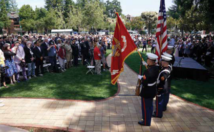 Dedication Ceremony for the Flame of Liberty