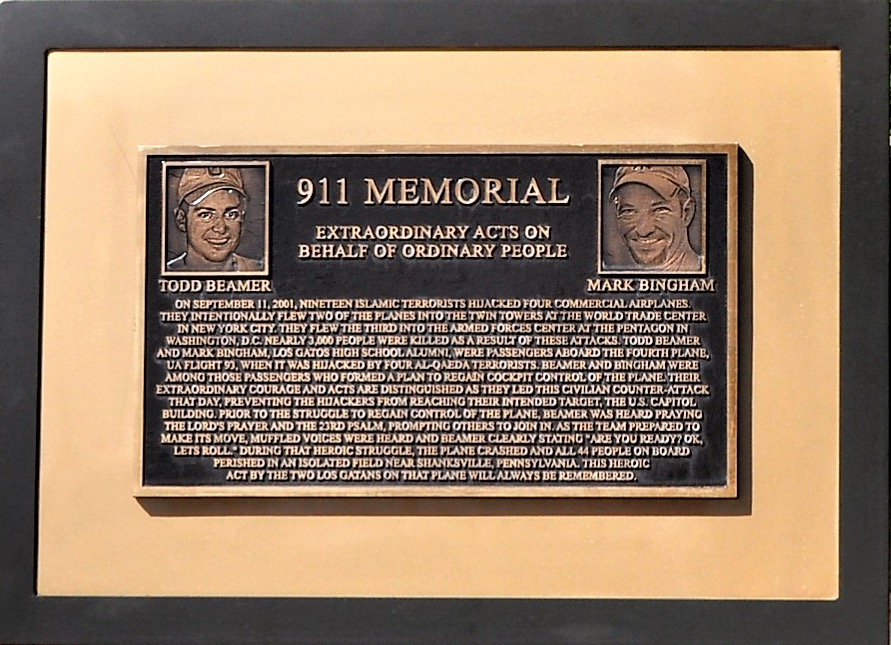 9_11 Memorial Plaque