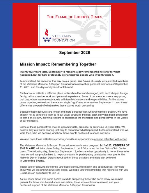 September 2026 Newsletter thumbnail
